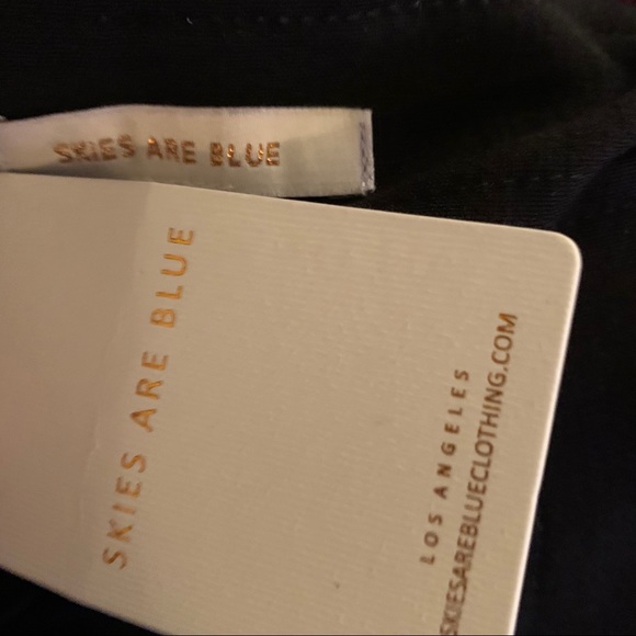 Skies are Blue side tab shorts black medium NWT - Picture 8 of 11